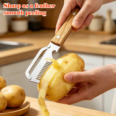 Multifunctional 3-in-1 Stainless Steel Peeler - Durable Kitchen Peeling Tool For Slicer