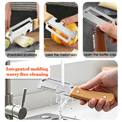Multifunctional 3-in-1 Stainless Steel Peeler - Durable Kitchen Peeling Tool For Slicer