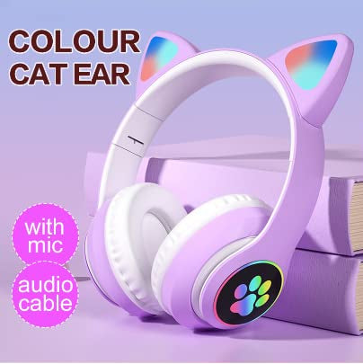 Cat Headphone Ear Wireless Bluetooth Headphones