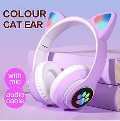 Cat Headphone Ear Wireless Bluetooth Headphones