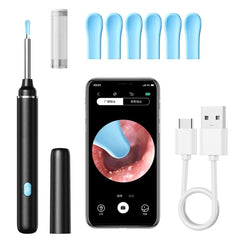 Smart Visual Ear Wax Cleaning Kit with Camera HD – Wireless Ear Cleaner Endoscope