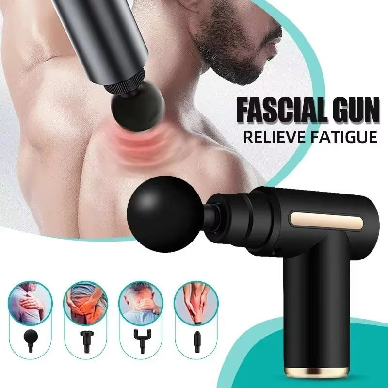 Premium USB Rechargeable Deep Tissue Massager with Multi-Adj Pads & Long Battery Life