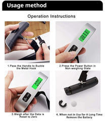 Digital Hanging Luggage Weight Scale (10g to 50Kg)