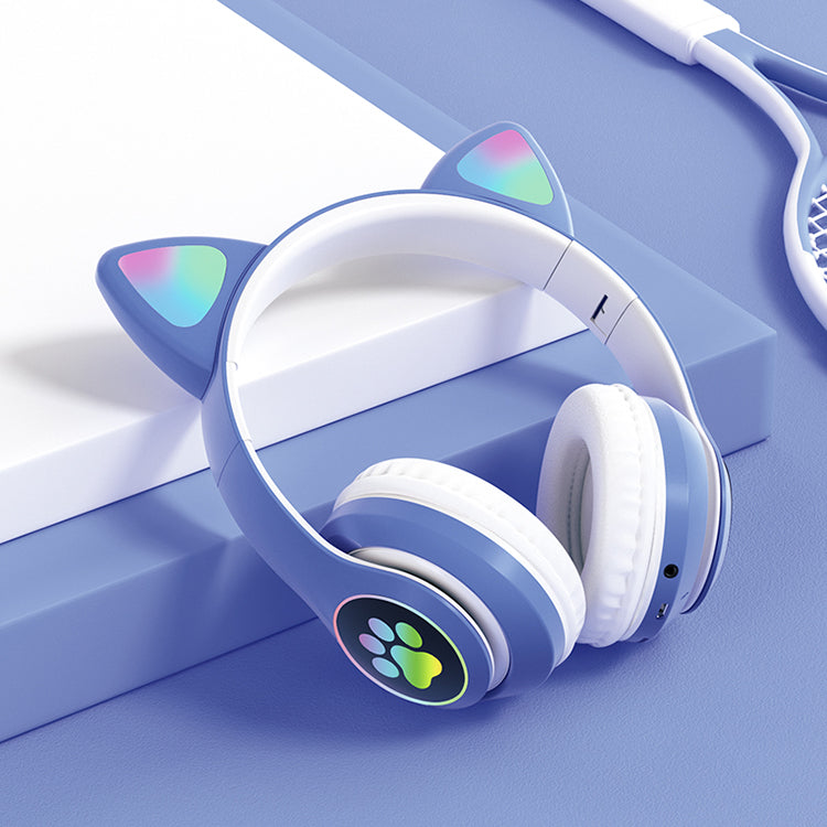 Cat Headphone Ear Wireless Bluetooth Headphones