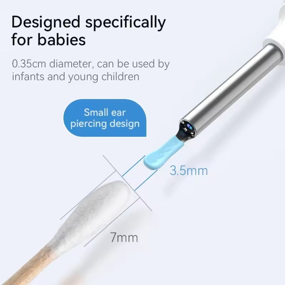 Smart Visual Ear Wax Cleaning Kit with Camera HD – Wireless Ear Cleaner Endoscope