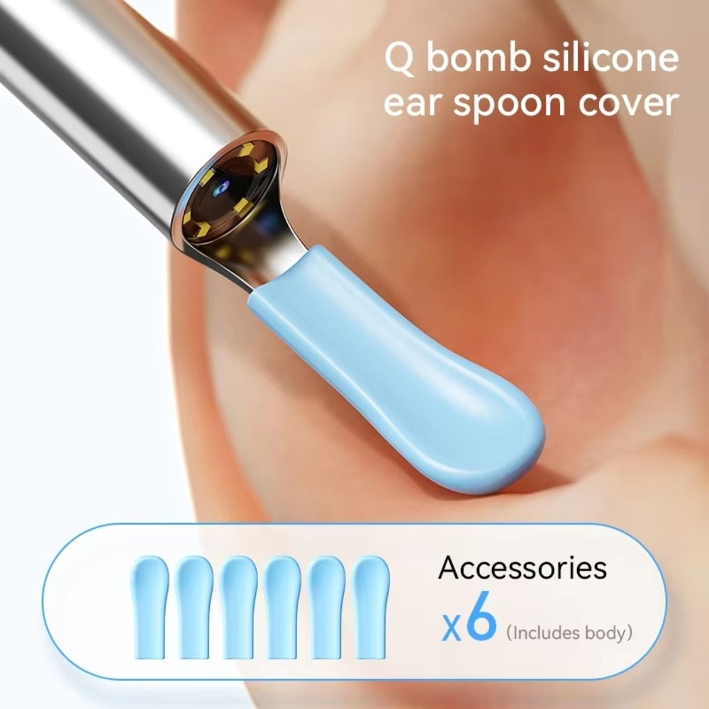 Smart Visual Ear Wax Cleaning Kit with Camera HD – Wireless Ear Cleaner Endoscope
